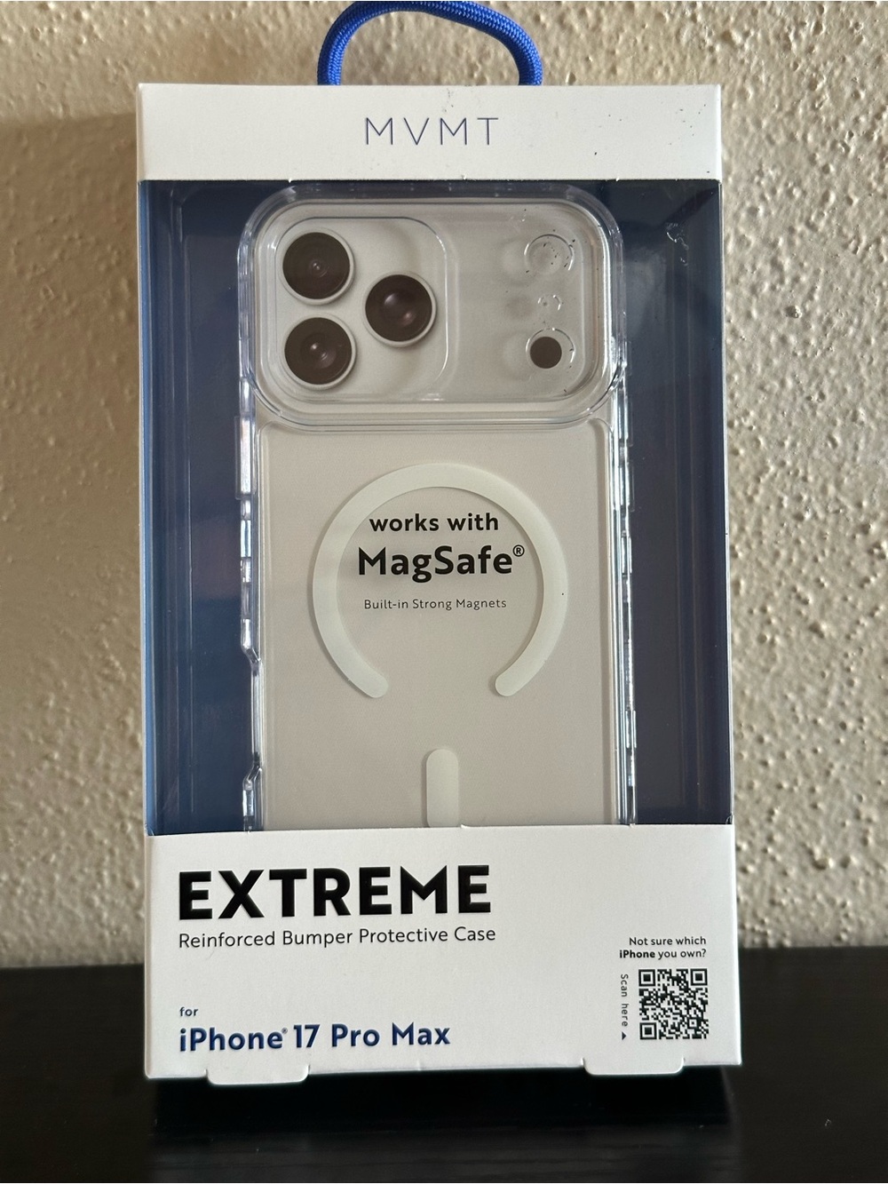 NIB MVMT EXTREME Clear MagSafe Case - iPhone 17 Pro Max